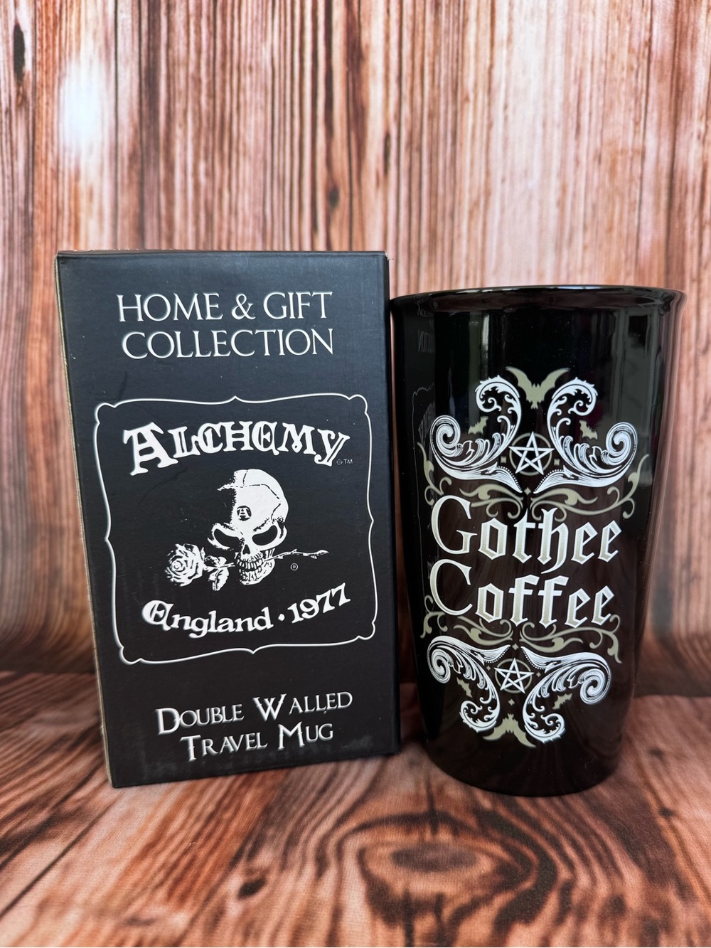 Alchemy of England Gothic Gothee Coffee Double Walled Ceramic Mug